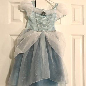 Girls Disney Cinderella Dress Halloween Costume